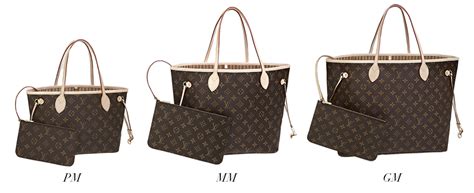 louis vuitton mm gm pm|Louis Vuitton neverfull pm measurements.